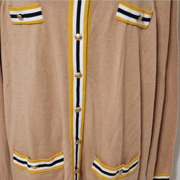 TALBOTS Super Soft Academia Cashmere blend Cardigan sweater plus size 3X NEW!!! - Picture 4 of 8